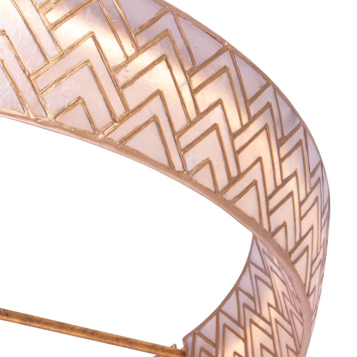 Kalco - 523156OL - LED Pendant - Geo - Oxidized Gold Leaf