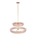 Kalco - 523157OL - LED Pendant - Geo - Oxidized Gold Leaf