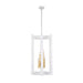Kalco - 522251SGLW - Four Light Foyer Pendant - Duo - Soft Gold and White