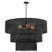 Dainolite Ltd - CDL-404C-MB-BK - Four Light Chandelier - Cadelaria - Black