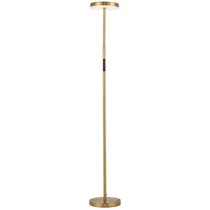 Dainolite Ltd - FCE-5430LEDF-AGB - LED Floor Lamp - Francine - Aged Brass