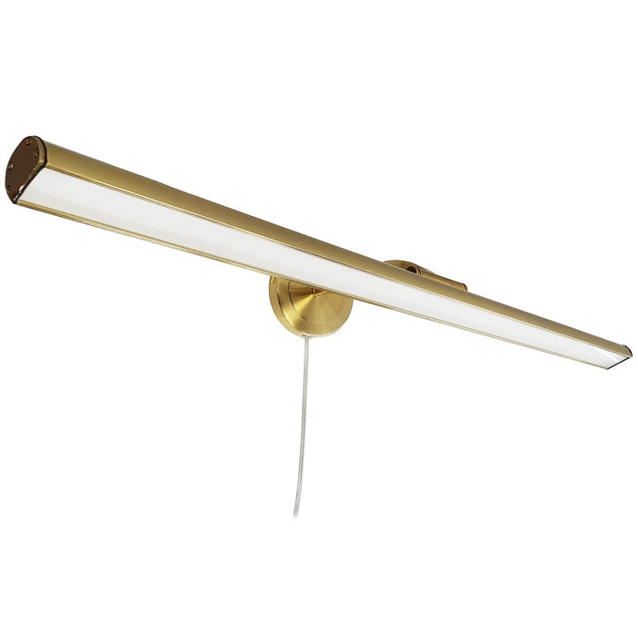 Dainolite Ltd - PIC333-32LED-AGB - LED Picture Light - Reina - Aged Brass