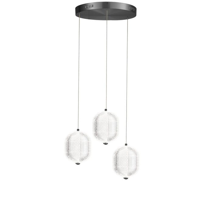 Dainolite Ltd - PRI-1222LEDP-MB - LED Pendant - Peri - Clear