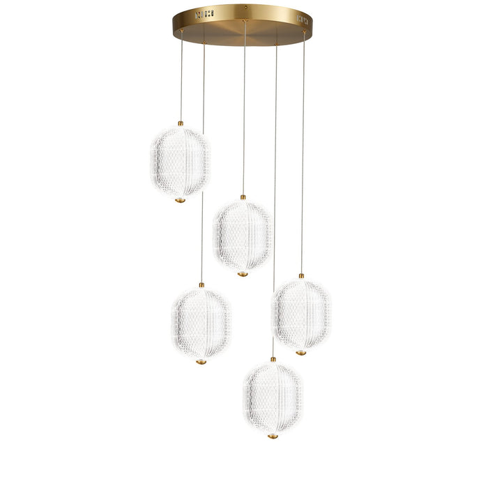 Dainolite Ltd - PRI-1530LEDP-AGB - LED Pendant - Peri - Clear