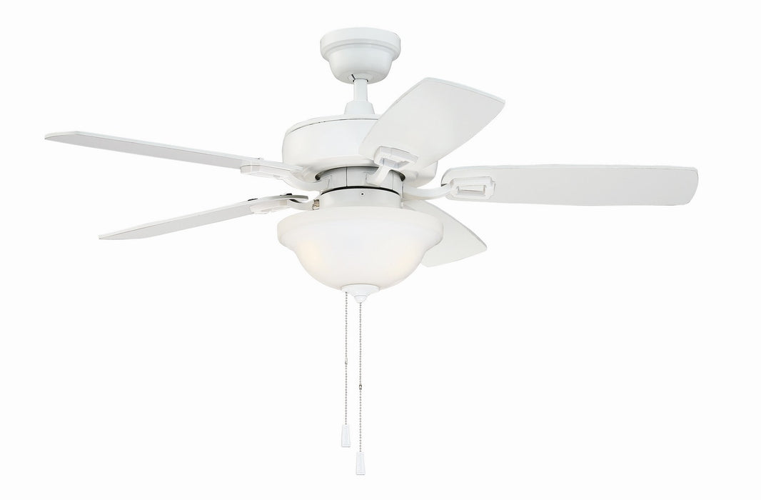 Craftmade - TCE42W5C1-C - 42" Ceiling Fan - Twist N Click - White