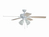 Craftmade - TCE52W5C4-C - 52" Ceiling Fan - Twist N Click 4 Light - White