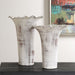 Uttermost - 18174 - Vases Set/2 - Ruffled Petal - Distressed White