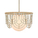 Uttermost - 21605 - One Light Pendant - Arches - Warm Brass And Antique White