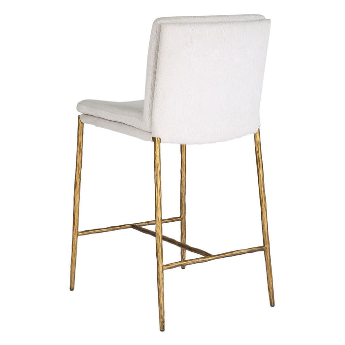 Uttermost - 23844 - Counter Stool - Ascend - Aged Gold