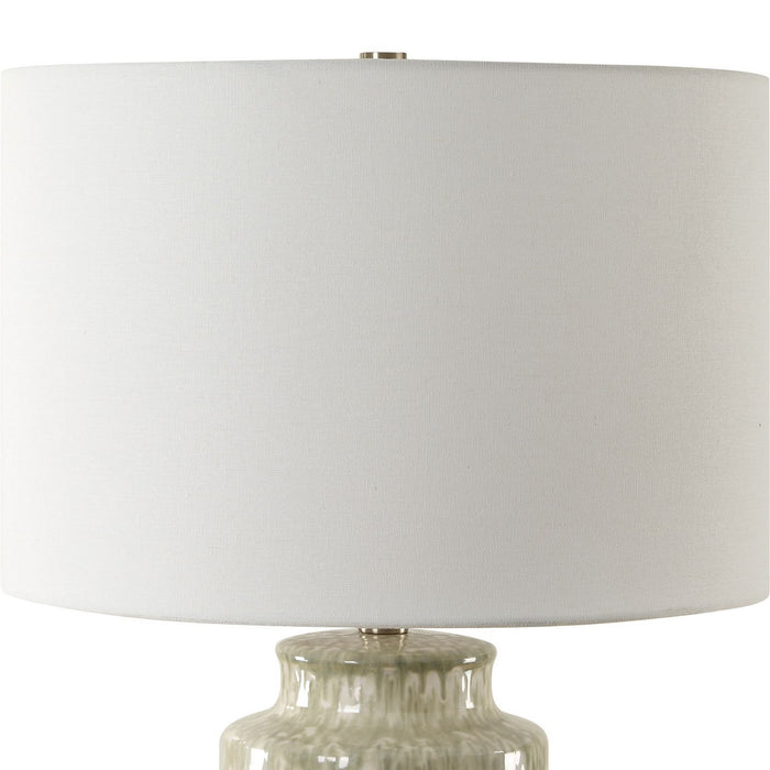 Uttermost - 30366-1 - One Light Table Lamp - Laurel - Organic Pattern In Soothing Cream And Sage