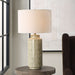 Uttermost - 30366-1 - One Light Table Lamp - Laurel - Organic Pattern In Soothing Cream And Sage