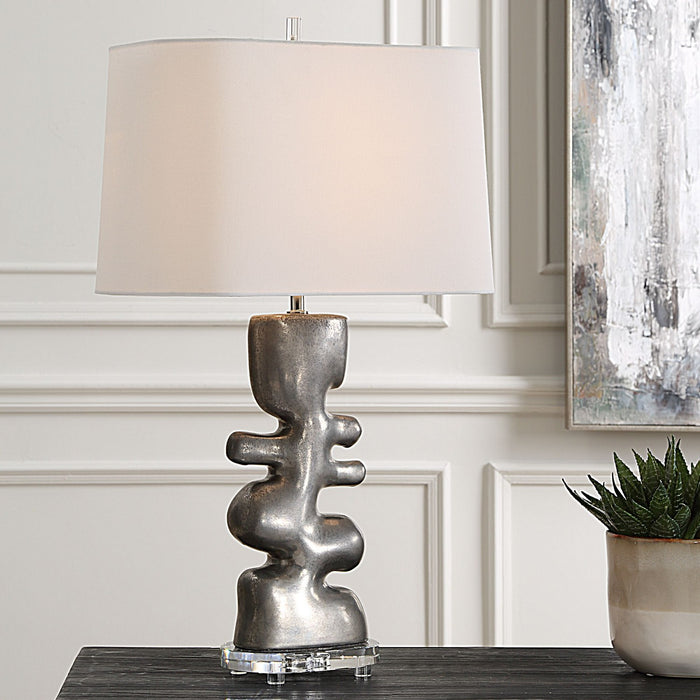 Uttermost - 30408-1 - One Light Table Lamp - Free Flowing - Tarnished Nickel