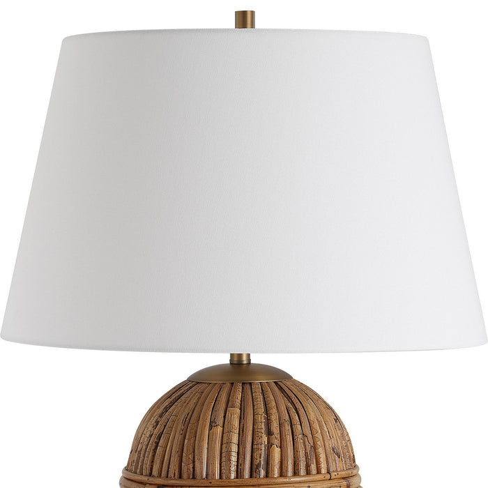 Uttermost - 30429 - One Light Table Lamp - Reed - Antique Brass