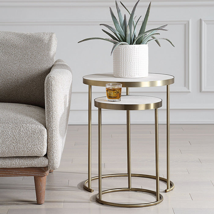 Uttermost - 50007 - Nesting Tables Set/2 - Aragon - Brass