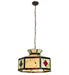 Meyda Tiffany - 23791 - Three Light Pendant - Poker Face