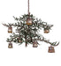 Meyda Tiffany - 269042 - Eight Light Chandelier - Pine Branch - Rust & Green Branches