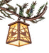 Meyda Tiffany - 269042 - Eight Light Chandelier - Pine Branch - Rust & Green Branches