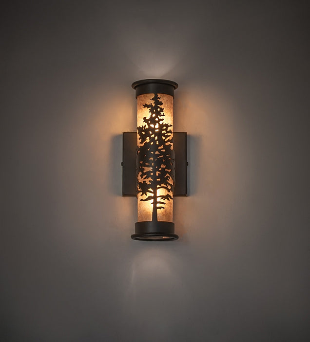 Meyda Tiffany - 270090 - Two Light Wall Sconce - Tamarack - Textured Black