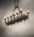 Meyda Tiffany - 273537 - 15 Light Chandelier - Tudor - Gilded Tobacco / Wood Grain