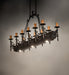 Meyda Tiffany - 273537 - 15 Light Chandelier - Tudor - Gilded Tobacco / Wood Grain