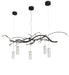 Meyda Tiffany - 273962 - Five Light Chandelier - Winter Solstice - Costello Black