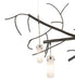 Meyda Tiffany - 273962 - Five Light Chandelier - Winter Solstice - Costello Black