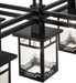 Meyda Tiffany - 273995 - Five Light Chandelier - Roylance - Solar Black