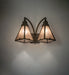 Meyda Tiffany - 274558 - Two Light Wall Sconce - Arnage - Oil Rubbed Bronze