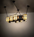 Meyda Tiffany - 274697 - Eight Light Chandelier - Hyde Park - Oil Rubbed Bronze