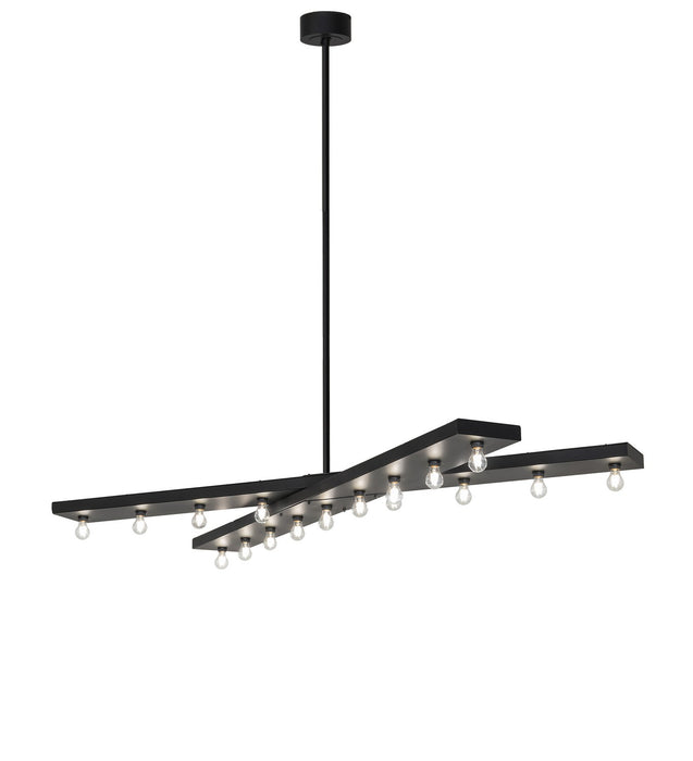 Meyda Tiffany - 276585 - 17 Light Chandelier - Caldero - Solar Black