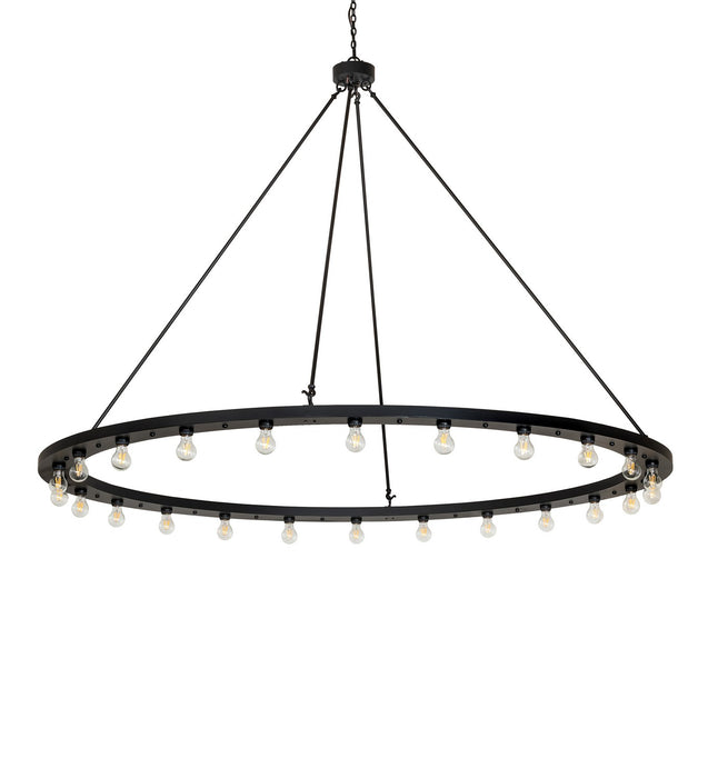 Meyda Tiffany - 276590 - 24 Light Chandelier - Loxley - Solar Black