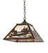 Meyda Tiffany - 277021 - Two Light Pendant - Canoe At Lake - Oil Rubbed Bronze