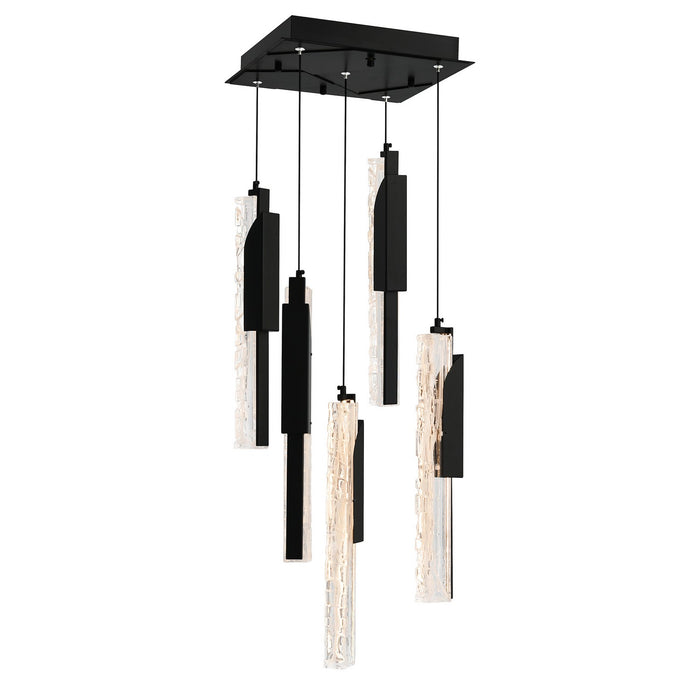 CWI Lighting - 1586P12-5-101 - LED Mini Pendant - Valira - Black