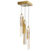 CWI Lighting - 1586P8-3-624 - LED Mini Pendant - Valira - Brass