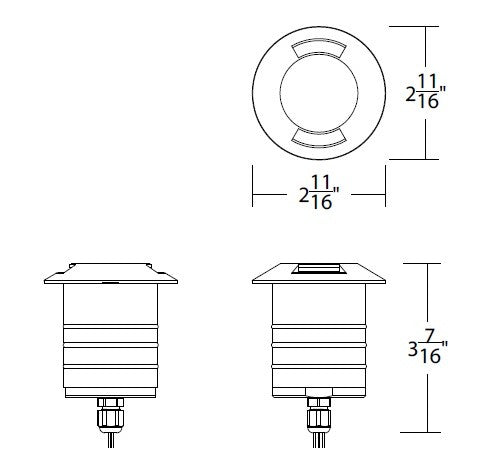 W.A.C. Lighting - 2071-CSSS - LED Landscape Indicator Light - Colorscaping - Stainless Steel