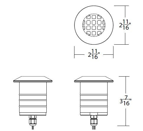 W.A.C. Lighting - 2121-CSSS - LED Landscape Indicator Light - Colorscaping - Stainless Steel