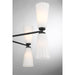 Meridian - M100126MBK - Eight Light Chandelier - Matte Black