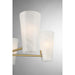 Meridian - M100130NB - Four Light Chandelier - Natural Brass