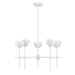 Meridian - M100131BQW - LED Chandelier - Bisque White