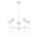 Meridian - M100131BQW - LED Chandelier - Bisque White