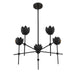 Meridian - M100131MBK - LED Chandelier - Matte Black