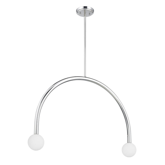 Meridian - M100132CH - LED Chandelier - Chrome