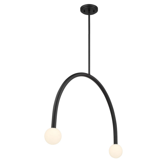 Meridian - M100132MBK - LED Chandelier - Matte Black