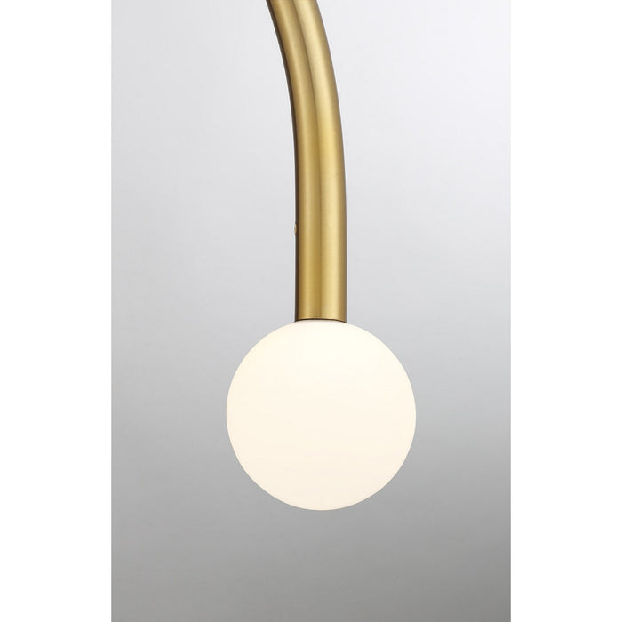 Meridian - M100132NB - LED Chandelier - Natural Brass