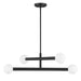 Meridian - M100133MBK - LED Chandelier - Matte Black