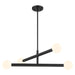 Meridian - M100133MBK - LED Chandelier - Matte Black