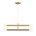 Meridian - M100133NB - LED Chandelier - Natural Brass