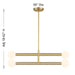 Meridian - M100133NB - LED Chandelier - Natural Brass