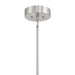 Meridian - M100135BN - LED Chandelier - Brushed Nickel