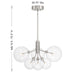 Meridian - M100135BN - LED Chandelier - Brushed Nickel